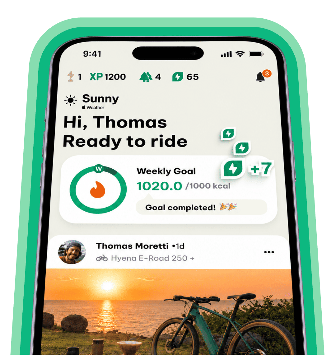 Flex app home screen on a phone.